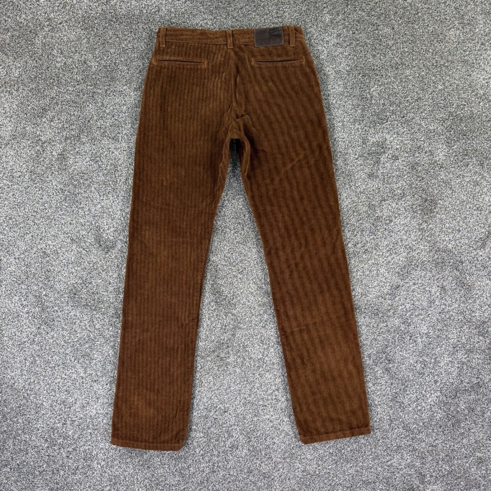 Naked & Famous Tapered Chino Heavy Velvet Twill Men 28 Brown Japanese Fabric - Picture 2 of 13
